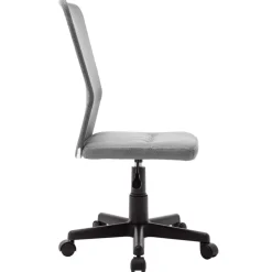 vidaXL Silla de oficina de tela de malla 44x52x100 cm Gris Hot