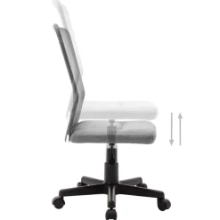 vidaXL Silla de oficina de tela de malla 44x52x100 cm Gris Hot