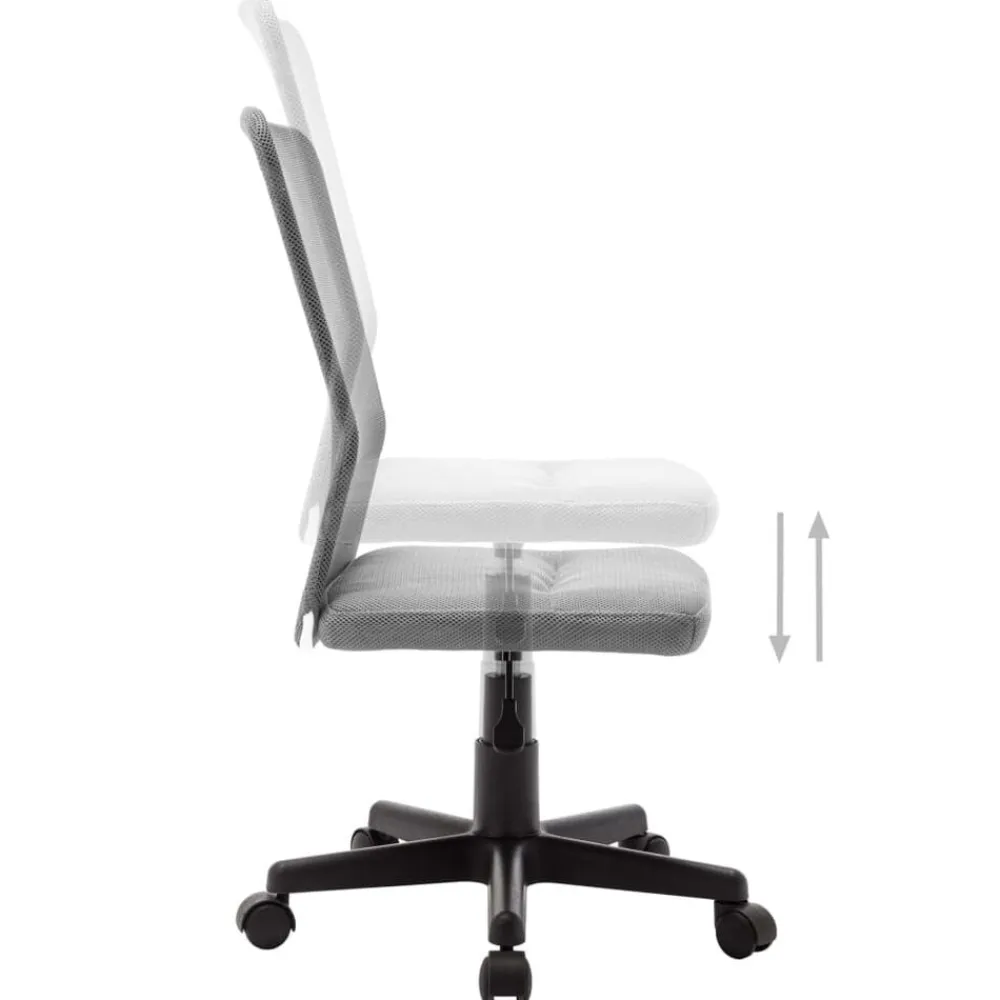 vidaXL Silla de oficina de tela de malla 44x52x100 cm Gris Hot