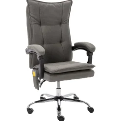 vidaXL Mobiliario De Oficina-Silla de oficina de masaje de tela
