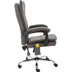 vidaXL Mobiliario De Oficina-Silla de oficina de masaje de tela