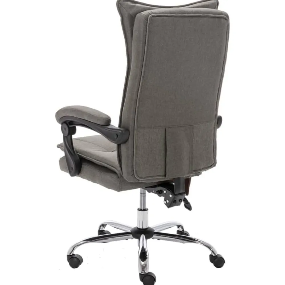 vidaXL Mobiliario De Oficina-Silla de oficina de masaje de tela