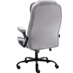 vidaXL Silla de oficina de terciopelo Gris claro Outlet