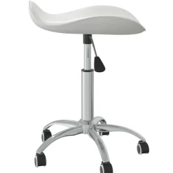 vidaXL Silla de oficina de cuero sintético Blanco Online
