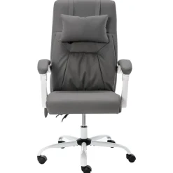 vidaXL Mobiliario De Oficina-Silla de oficina de masaje cuero sintético