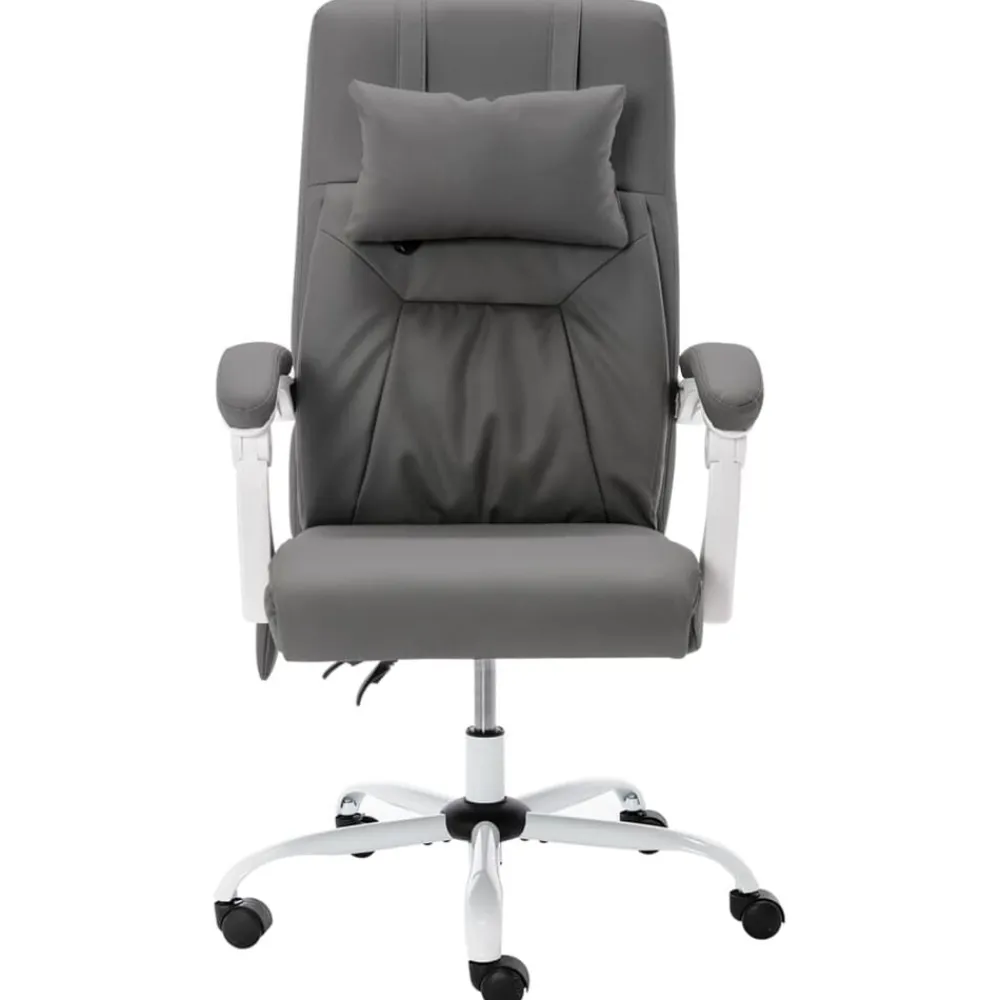 vidaXL Mobiliario De Oficina-Silla de oficina de masaje cuero sintético