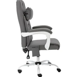 vidaXL Mobiliario De Oficina-Silla de oficina de masaje cuero sintético
