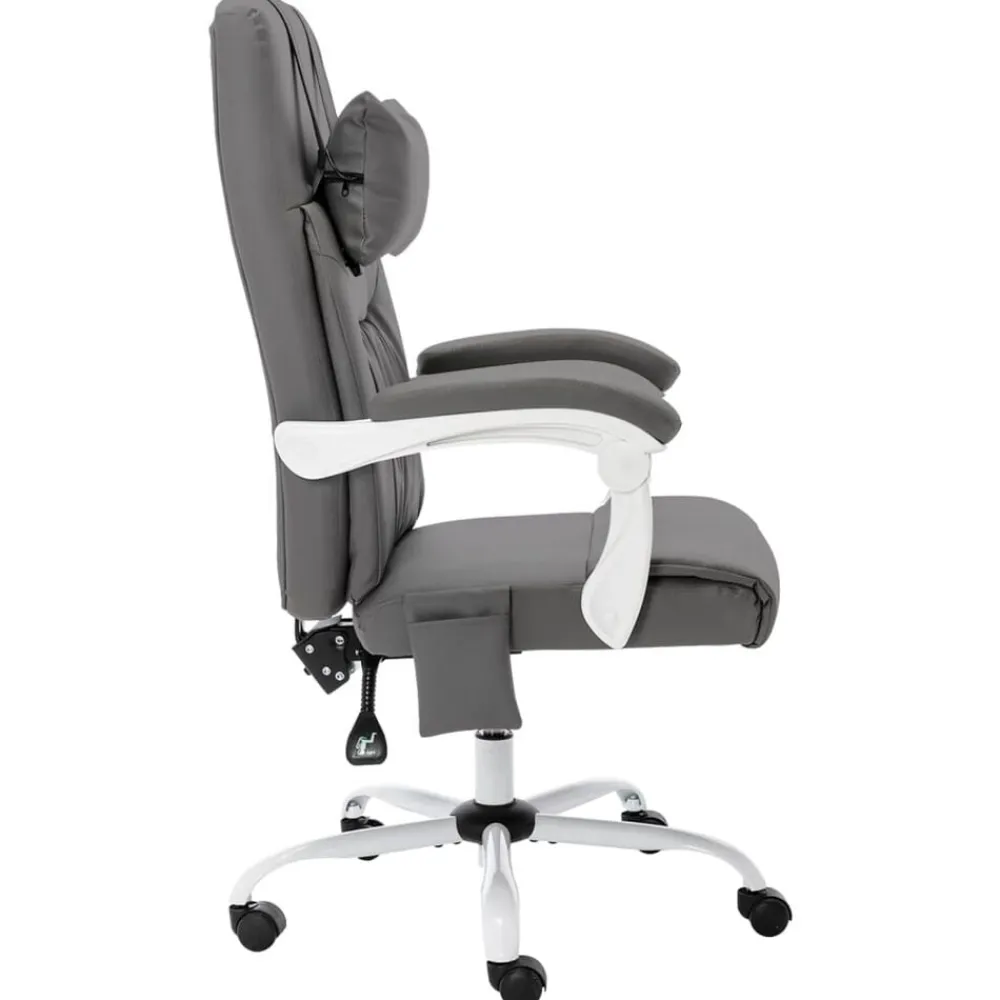 vidaXL Mobiliario De Oficina-Silla de oficina de masaje cuero sintético