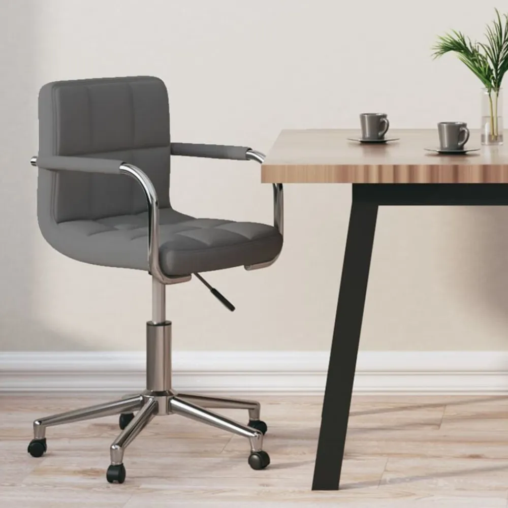 vidaXL Mobiliario De Oficina-Silla de oficina giratoria de tela