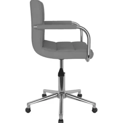 vidaXL Mobiliario De Oficina-Silla de oficina giratoria de tela