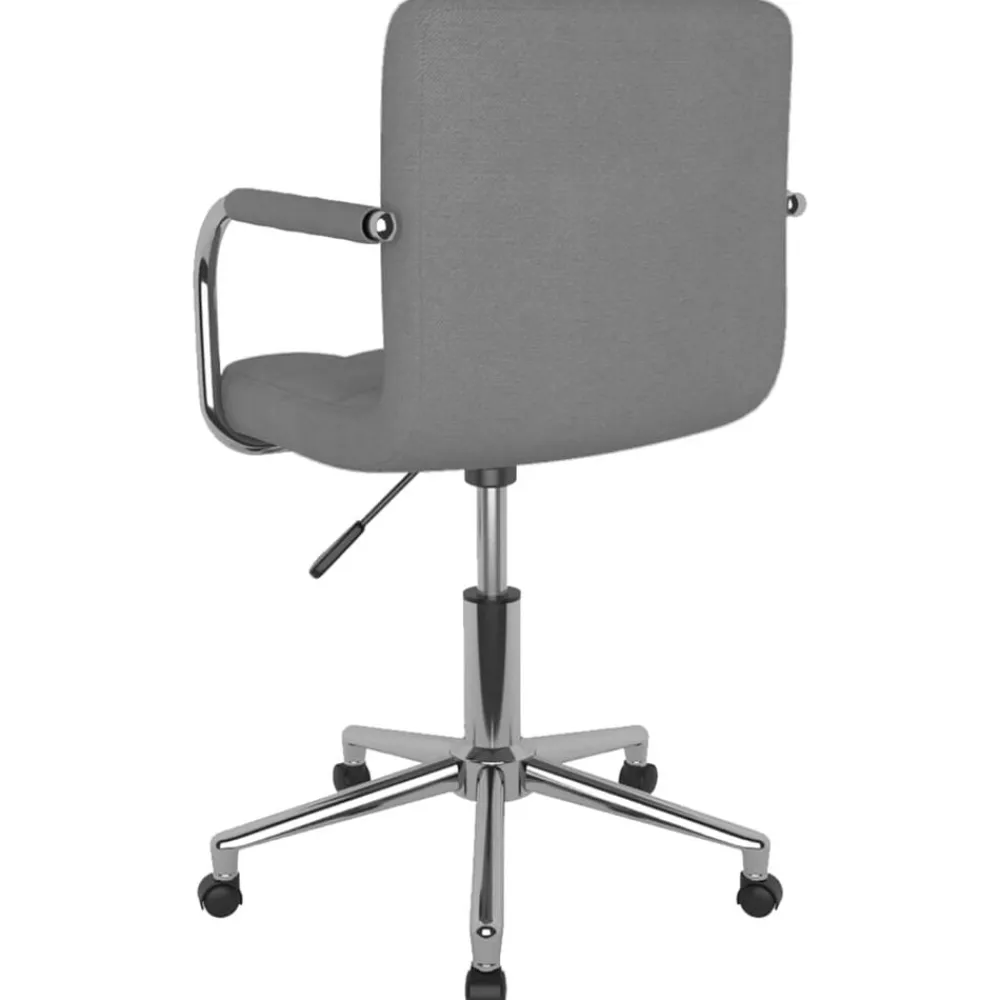vidaXL Mobiliario De Oficina-Silla de oficina giratoria de tela