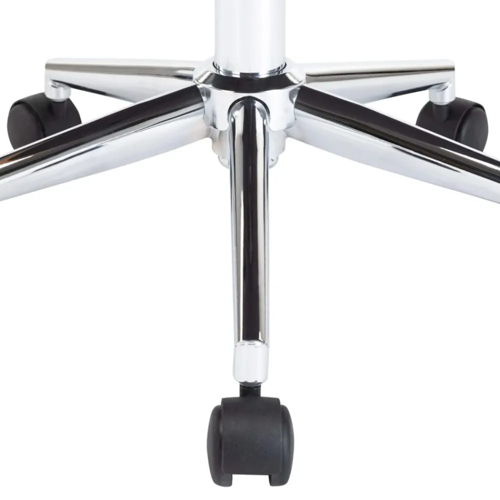 vidaXL Silla de oficina giratoria de madera curvada y tela Gris Online