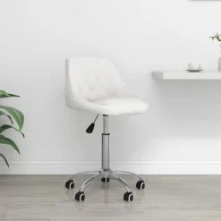 vidaXL Mobiliario De Oficina-Silla de oficina giratoria de cuero sintético