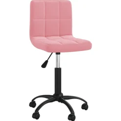 vidaXL Mobiliario De Oficina-Silla de oficina giratoria de terciopelo