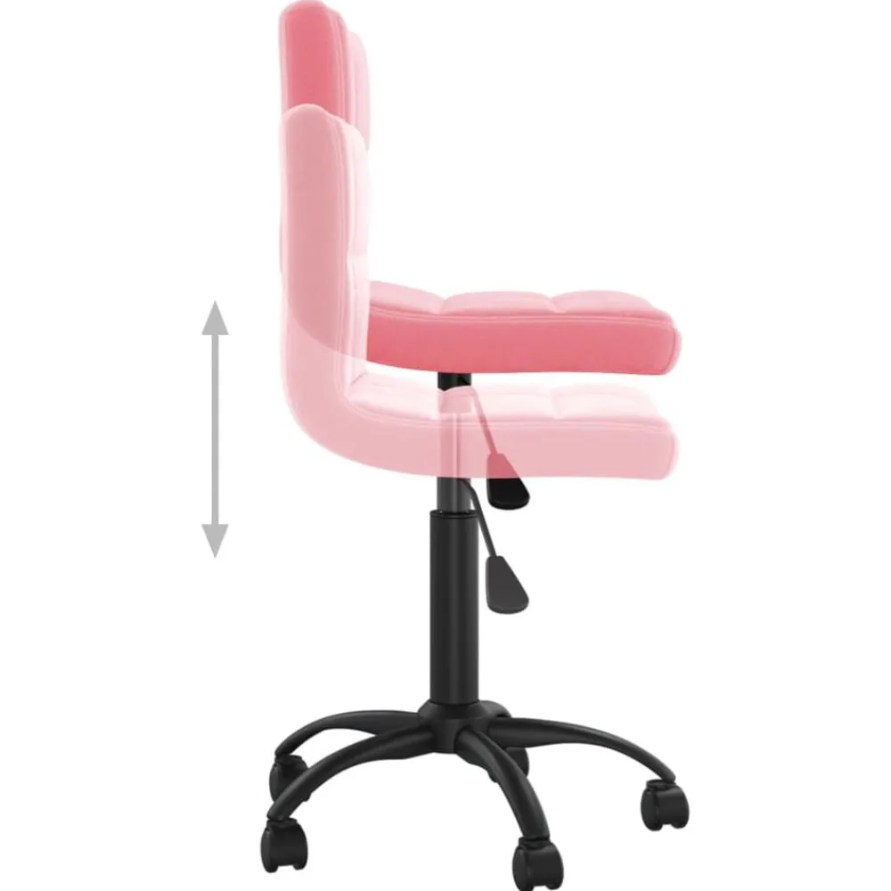 vidaXL Mobiliario De Oficina-Silla de oficina giratoria de terciopelo