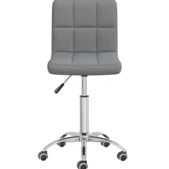 vidaXL Silla de oficina giratoria de tela Gris claro Outlet