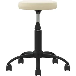 vidaXL Silla de oficina giratoria de terciopelo Crema New