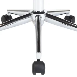 vidaXL Silla de oficina giratoria madera curvada cuero sintético negro negro y marrón oscuro