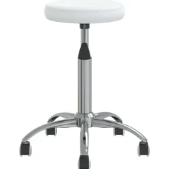 vidaXL Silla de oficina giratoria de cuero sintético Blanco Online