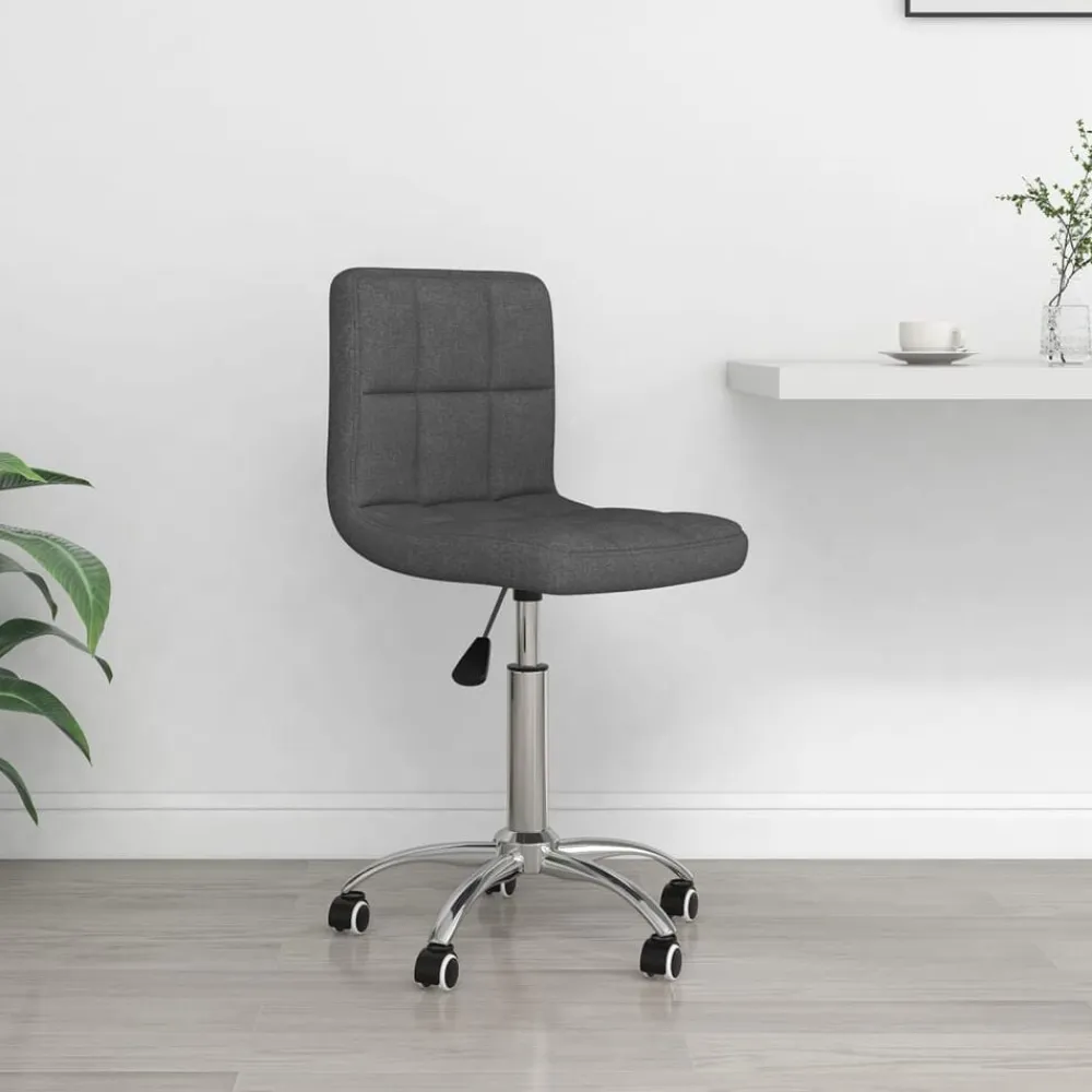 vidaXL Mobiliario De Oficina-Silla de oficina giratoria tela