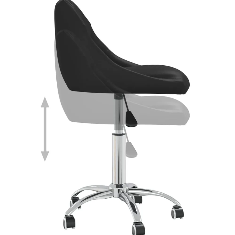 vidaXL Mobiliario De Oficina-Silla de oficina giratoria de cuero sintético