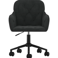 vidaXL Mobiliario De Oficina-Silla de oficina giratoria de terciopelo