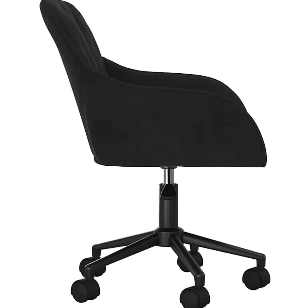 vidaXL Mobiliario De Oficina-Silla de oficina giratoria de terciopelo