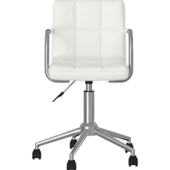 vidaXL Mobiliario De Oficina-Silla de oficina giratoria de cuero sintético