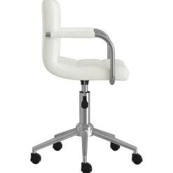 vidaXL Mobiliario De Oficina-Silla de oficina giratoria de cuero sintético
