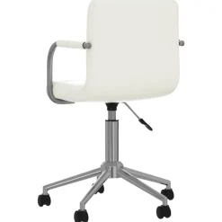 vidaXL Mobiliario De Oficina-Silla de oficina giratoria de cuero sintético
