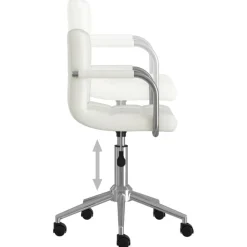 vidaXL Mobiliario De Oficina-Silla de oficina giratoria de cuero sintético