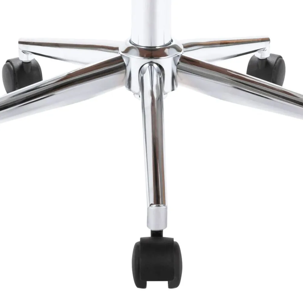 vidaXL Mobiliario De Oficina-Silla de oficina giratoria madera curvada cuero sintético negro