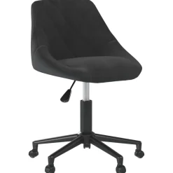 vidaXL Mobiliario De Oficina-Silla de oficina giratoria de terciopelo