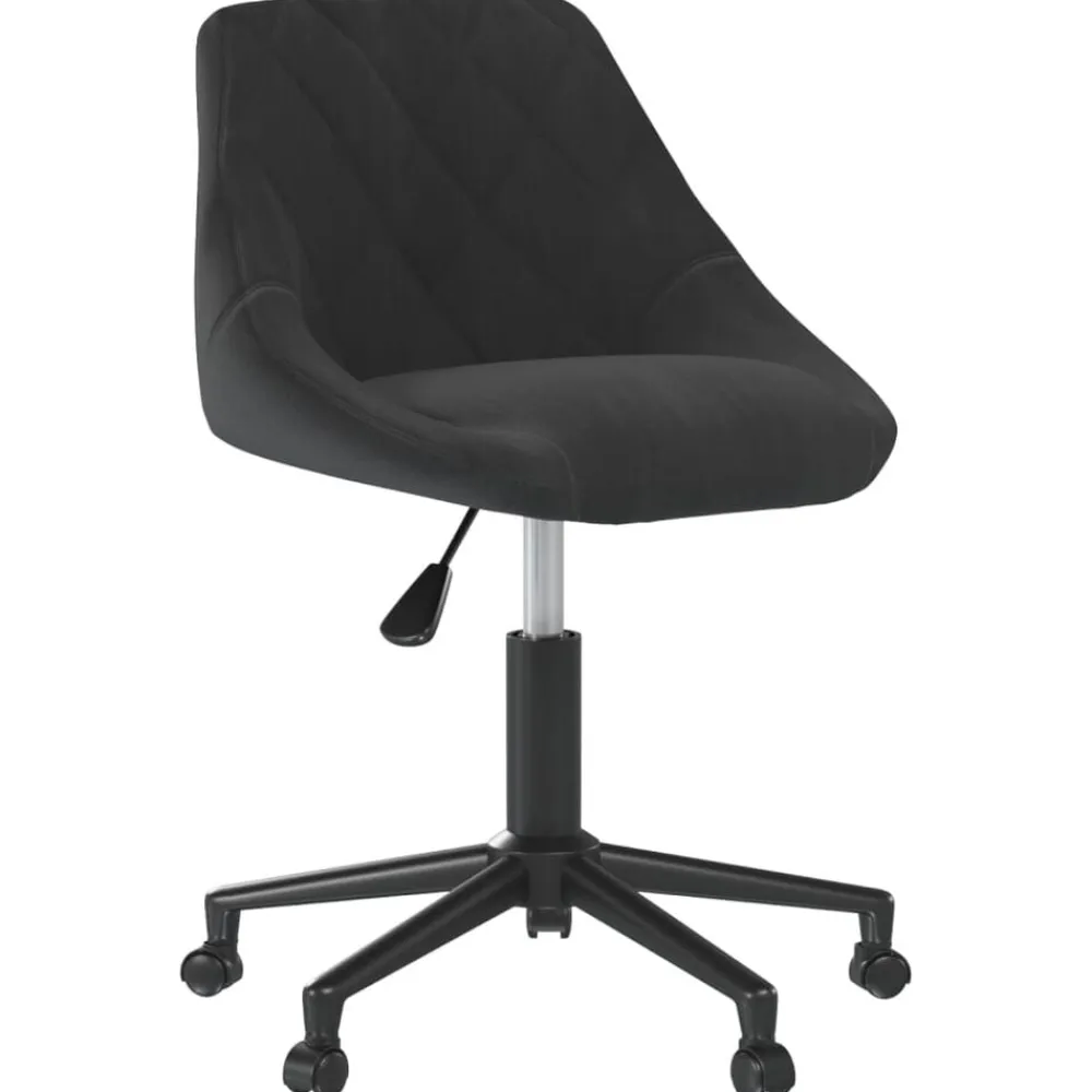 vidaXL Mobiliario De Oficina-Silla de oficina giratoria de terciopelo