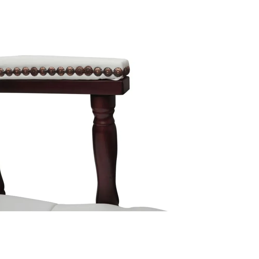 vidaXL Silla de oficina giratoria blanca Blanco New