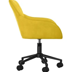 vidaXL Mobiliario De Oficina-Silla de oficina giratoria de terciopelo