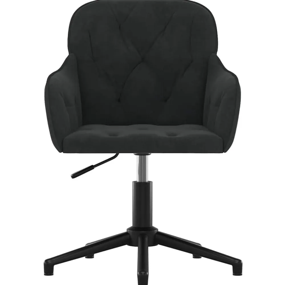 vidaXL Mobiliario De Oficina-Silla de oficina giratoria de terciopelo