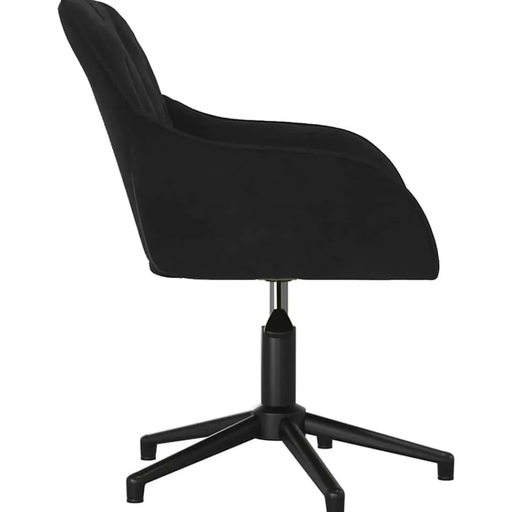 vidaXL Mobiliario De Oficina-Silla de oficina giratoria de terciopelo