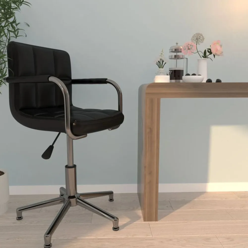 vidaXL Mobiliario De Oficina-Silla de oficina giratoria de cuero sintético