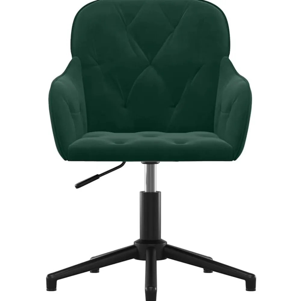 vidaXL Mobiliario De Oficina-Silla de oficina giratoria de terciopelo