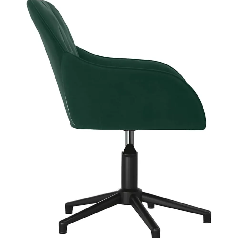 vidaXL Mobiliario De Oficina-Silla de oficina giratoria de terciopelo