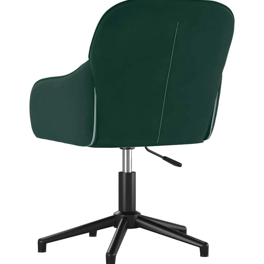 vidaXL Mobiliario De Oficina-Silla de oficina giratoria de terciopelo