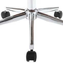 vidaXL Mobiliario De Oficina-Silla de oficina giratoria de madera curvada y tela