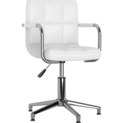 vidaXL Mobiliario De Oficina-Silla de oficina giratoria de cuero sintético