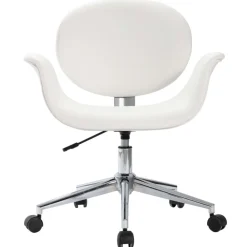 vidaXL Mobiliario De Oficina-Silla de oficina giratoria de cuero sintético