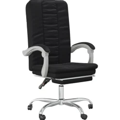 vidaXL Mobiliario De Oficina-Silla de oficina reclinable cuero sintético