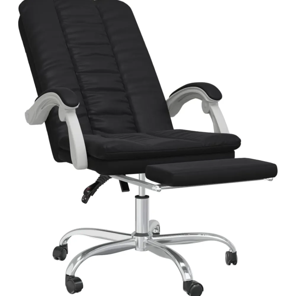 vidaXL Mobiliario De Oficina-Silla de oficina reclinable cuero sintético
