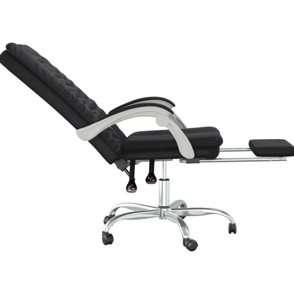 vidaXL Mobiliario De Oficina-Silla de oficina reclinable cuero sintético