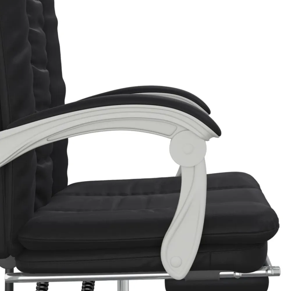 vidaXL Mobiliario De Oficina-Silla de oficina reclinable cuero sintético