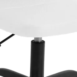 vidaXL Silla de oficina regulable en altura tela de malla blanca Blanco Online